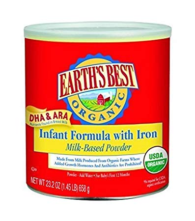 Earth's Best Infant Form Organic DHA & ARA (4x23.2 Oz)