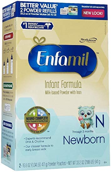 Enfamil Newborn Baby Formula - Powder - 33.2 oz - 4 pk